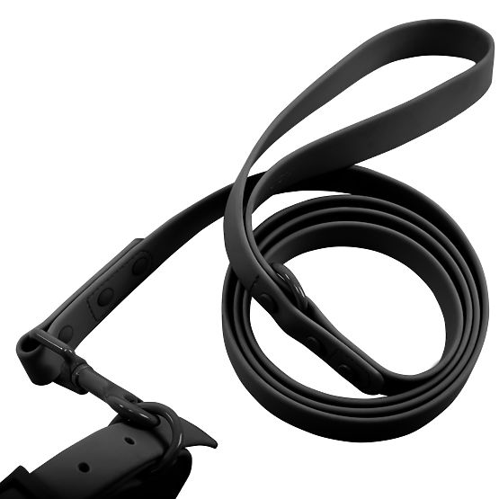 Povodec in ovratnica za psa PJ-075 črna L