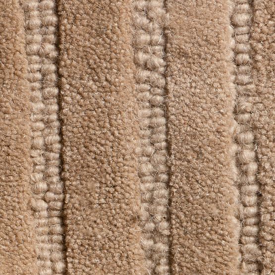 Pravokotna preproga Isla, loki, tuftana, volnena, temno bež, Velikost preprog: 190x290