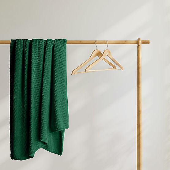 Pregrinjalo HENRY barva steklenička zelena reliefni žakard moderni stil 220x240