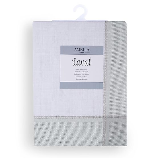 Prenašalnik LAVAL barva bela gladek motiv klasičen 30x160 ameliahome