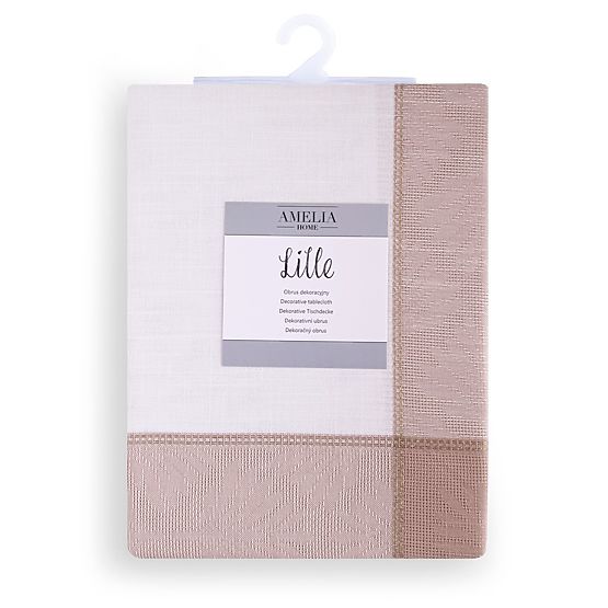 Prenašalnik LILLE barva roza gladek klasičen motiv 130x160 ameliahome