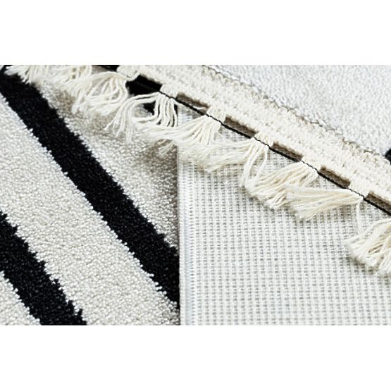 Preproga AMOUR 53096C kremna - Okvir, linije sodobno, elegantno