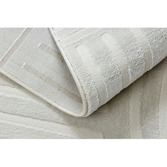 Preproga BALANCE 1918 kremna - Geometrijska, strukturna, glamur