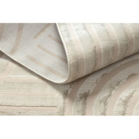 Preproga BALANCE 1918 taupe - Geometrijska, strukturirana, glamurozna