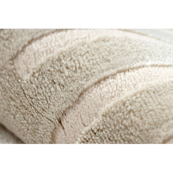 Preproga BALANCE 1918 taupe - Geometrijska, strukturirana, glamurozna