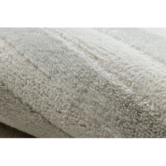 Preproga BALANCE 1921 krem - Geometrijska, strukturna, glamur