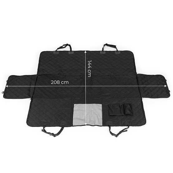 Prevleka za avtosedež za psa zadnji sedež univerzalna velikost