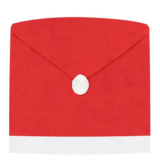 Prevleka za stol v obliki Božičkove kape 2 kosa