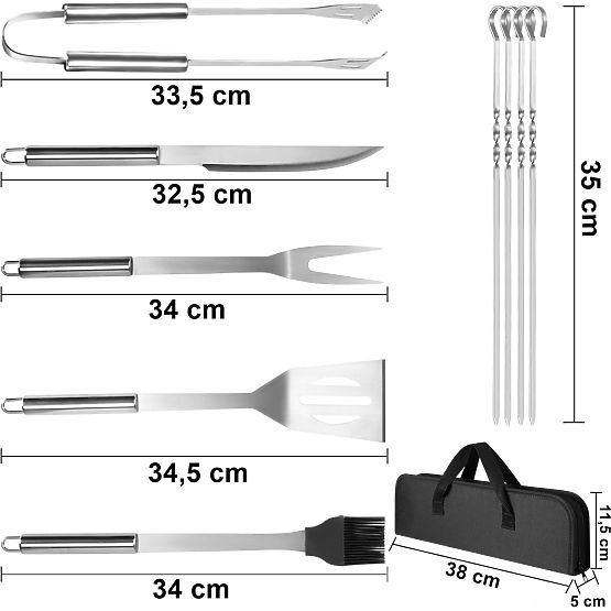 Pripomočki za žar ISCO + torba