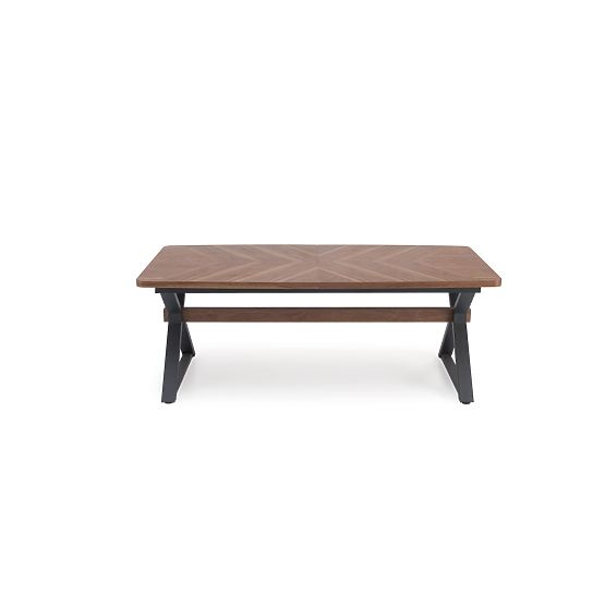 Raztegljiva miza BARON, oreh/črna (2p=1ks)