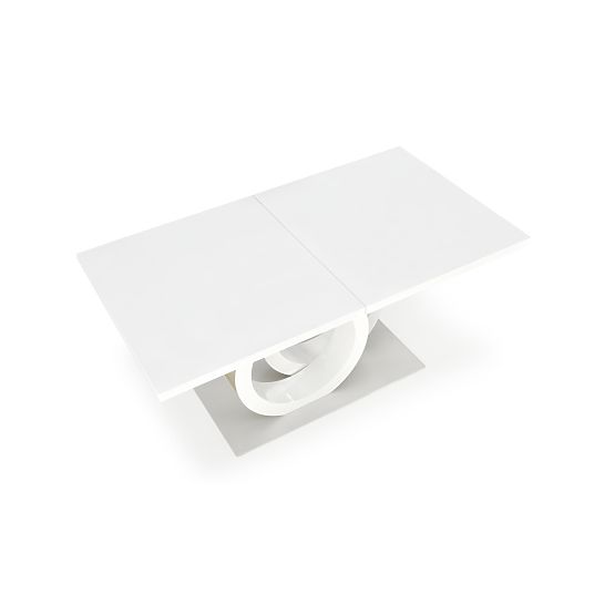 Raztegljiva miza GALARDO, bela / zlata (3p=1ks)