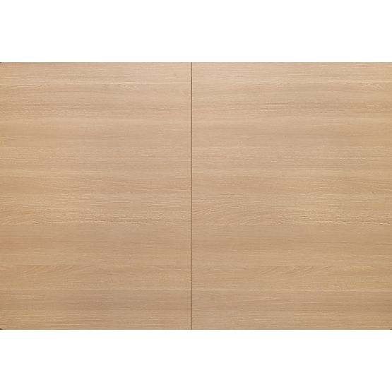 Raztegljiva miza GIACOMO, plošča - naravna, noga - črna (2p=1ks)