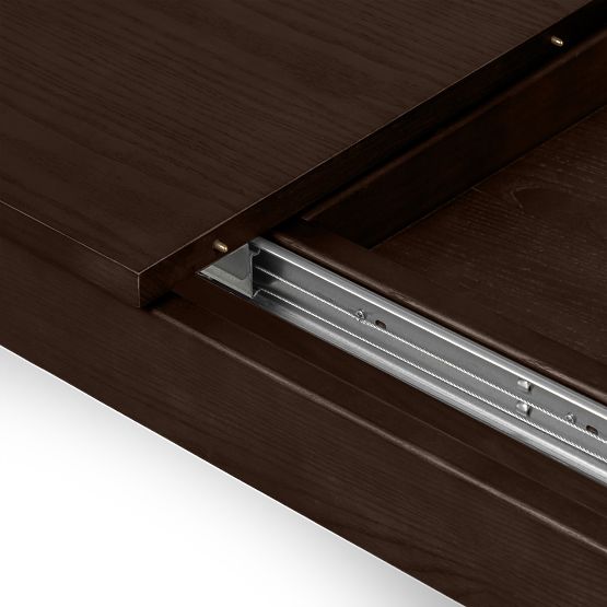 Raztegljiva miza Iselio 160-200 cm, pravokotna, oreh