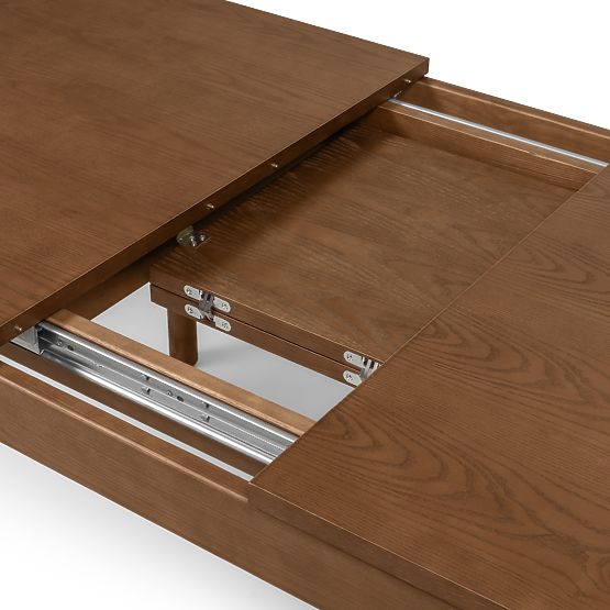 Raztegljiva miza Iselio 160-200 cm, pravokotna, rjava