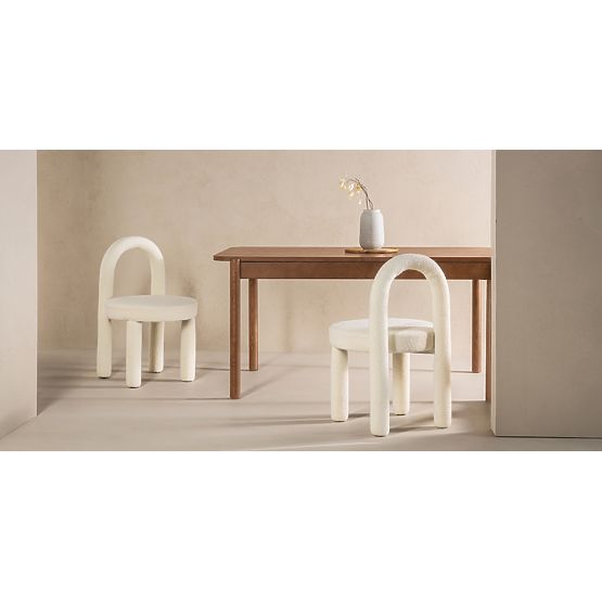 Raztegljiva miza Iselio 160-200 cm, pravokotna, rjava