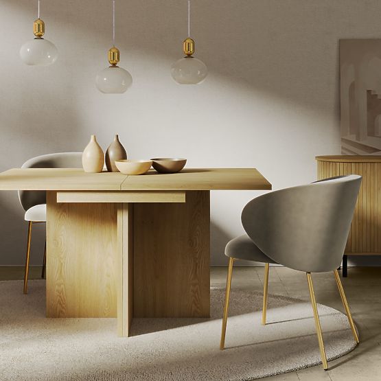 Raztegljiva miza Jose 140-200 cm, pravokotna, Dub Cremona Torro