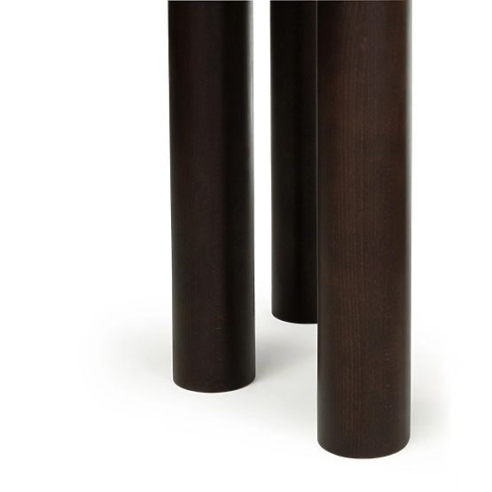 Raztegljiva miza Loa 140-200 cm, hrastov furnir, oreh, bukov les, zaobljena