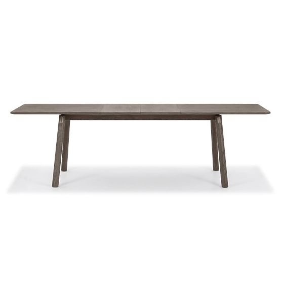 Raztegljiva miza Selvoni 180-260 cm, masivni hrastov les, furnir, espresso