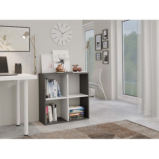 Regal Malax 2x2 ANTRACIT BELA