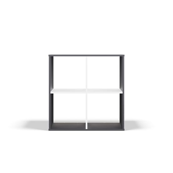 Regal Malax 2x2 ANTRACIT BELA