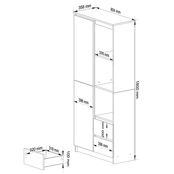 REGAL R11 R80 1D 2SZ CLP PK BELI / SIVI