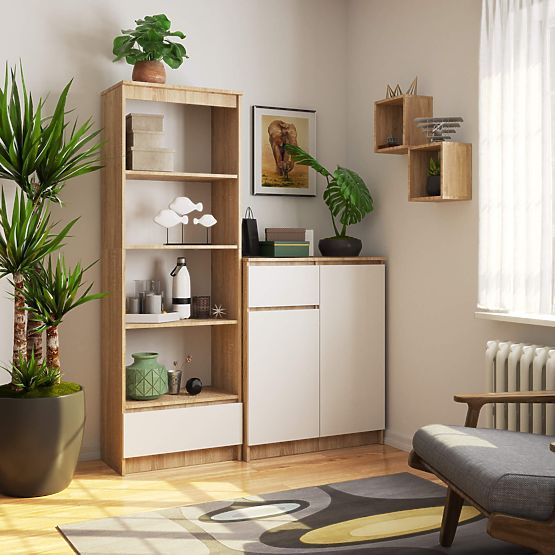 REGAL R60 1SZ 4P CLP PK HRAST SONOMA / BELA