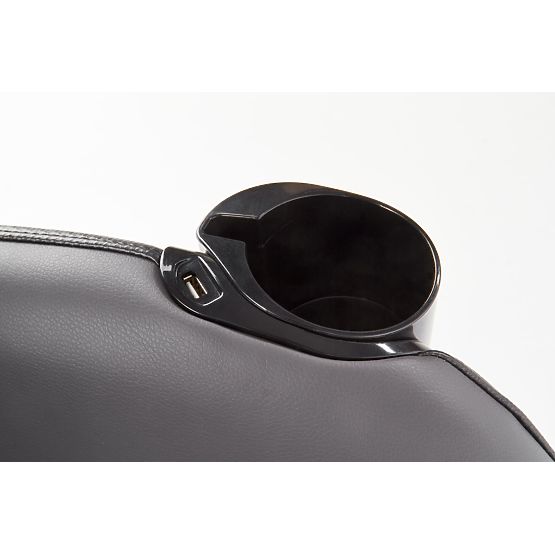 Relaksacijski stol DOPIO z masažno funkcijo, siv