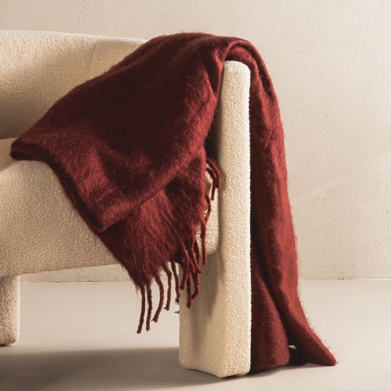 Relaksacijski stol Lorraine, bež, boucle