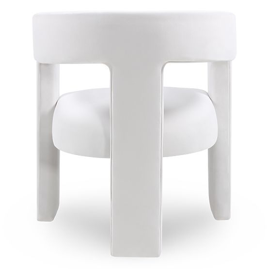 Relaksacijski stol Lory, žamet, svetlo bež