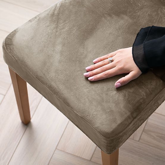 RESTILO prevleka za kavč SENTO barva bež gladek klasični slog