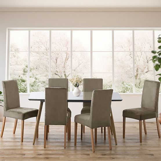 RESTILO prevleka za kavč SENTO barva bež gladek klasični slog