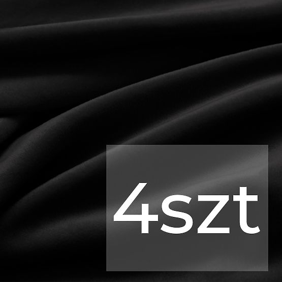 RESTILO prevleka za kavč SENTO barva črna gladek klasičen stil