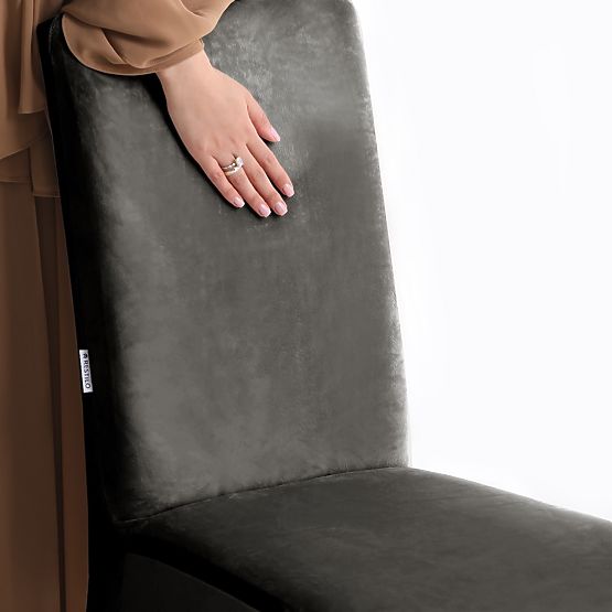 RESTILO prevleka za kavč SENTO barva jeklena gladek klasičen stil