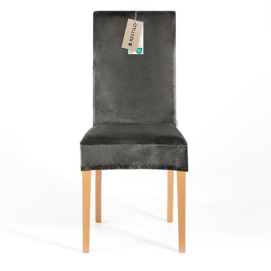 RESTILO prevleka za kavč SENTO barva jeklena gladek klasičen stil