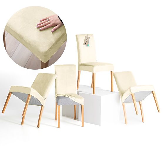 RESTILO prevleka za kavč SENTO barva krem gladek klasičen stil