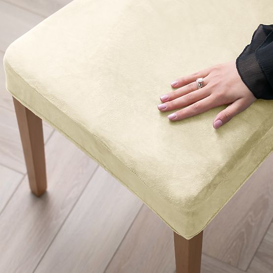 RESTILO prevleka za kavč SENTO barva krem gladek klasičen stil