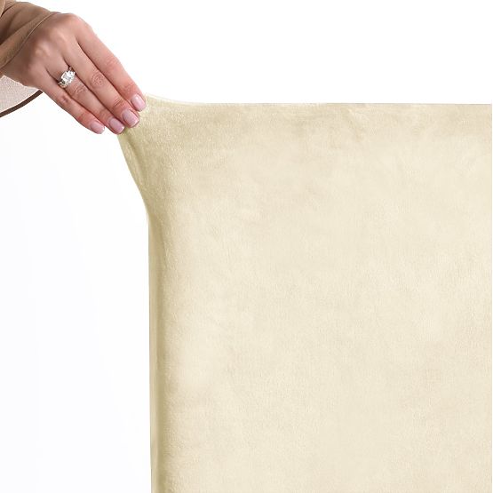 RESTILO prevleka za kavč SENTO barva krem gladek klasični stil