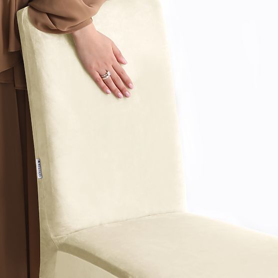 RESTILO prevleka za kavč SENTO barva krem gladek klasični stil