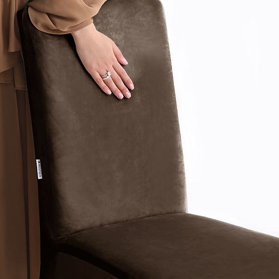 RESTILO prevleka za kavč SENTO barva rjava gladek klasičen stil