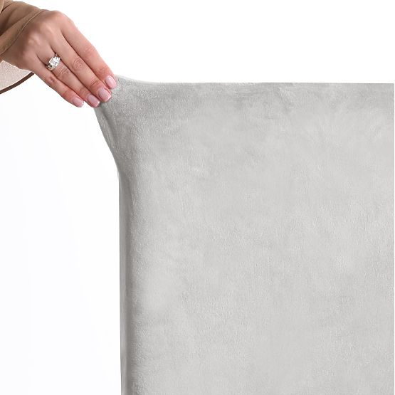 RESTILO prevleka za kavč SENTO barva siva gladka klasičen slog