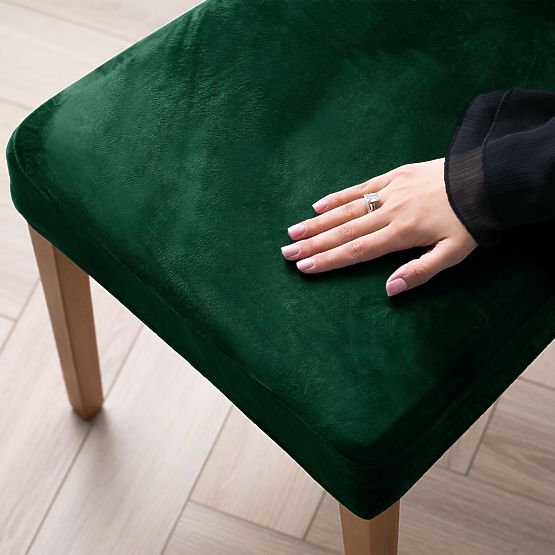 RESTILO prevleka za kavč SENTO barva steklenično zelena gladek klasičen slog