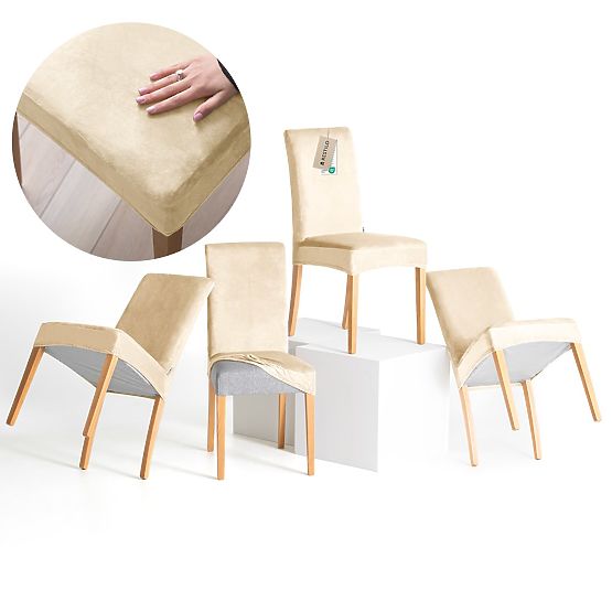 RESTILO prevleka za kavč SENTO barva svetlo bež gladek klasičen stil