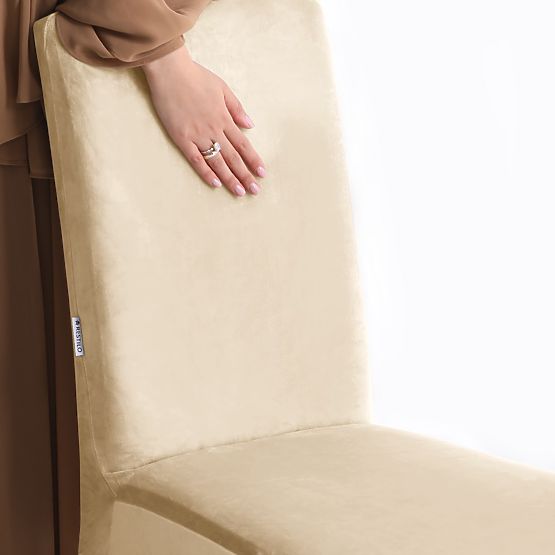 RESTILO prevleka za kavč SENTO barva svetlo bež gladek klasičen stil