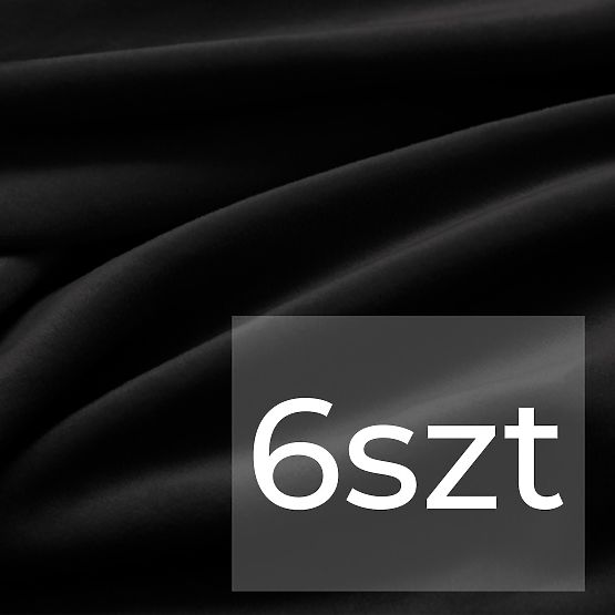 RESTILO prevleka za kavč SENTO črna gladka klasični slog