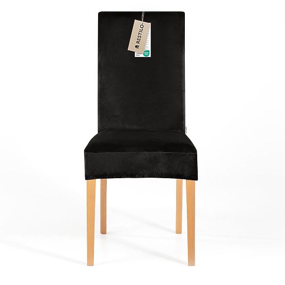 RESTILO prevleka za kavč SENTO črna gladka klasični slog
