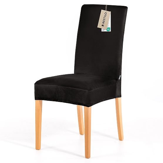 RESTILO prevleka za kavč SENTO črna gladka klasični slog