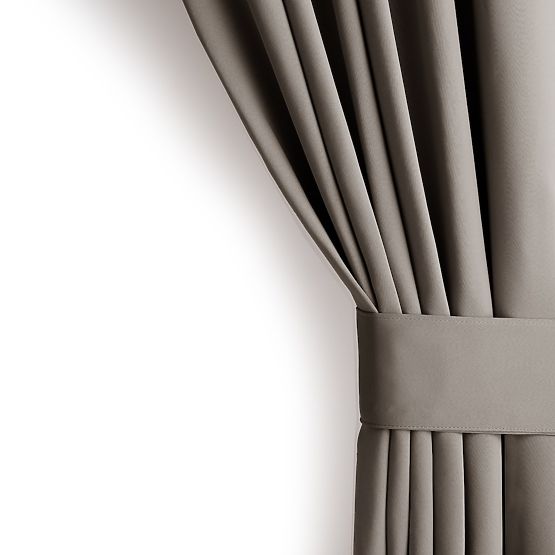 RESTILO zaves BLACKOUT barva bež, trak za pritrditev, klasični stil, trak, material blackout 140x