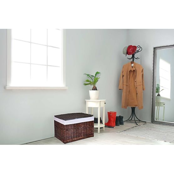 Rjava pletena skrinja 160 L