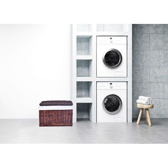 Rjava pletena skrinja 160 L