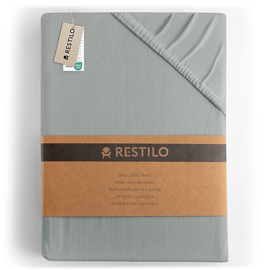 Rjuha AMBER barva siva klasični stil material jersey 80-90x200 DecoKing